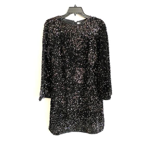 H&M Dresses & Skirts - H&M Black Sequin A-Line Mini Dress XS